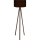 AYD Lámpara de pie 1xE27/40W/230V Negra/Marrón