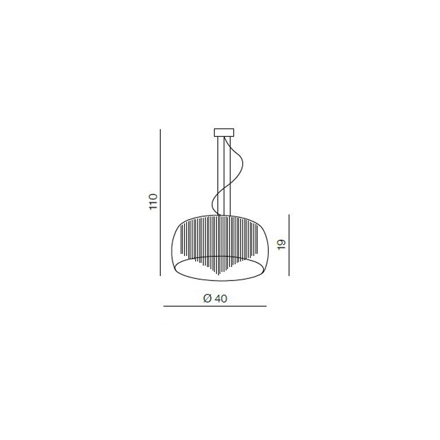 Azzardo AZ0999 - Plafón REGO 5xG9/40W/230V