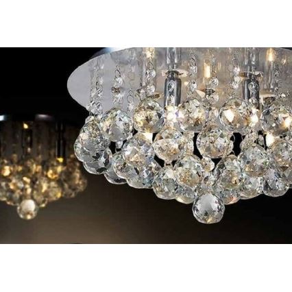 Azzardo AZ1285 - Plafón de cristal BOLLA 3xG9/40W/230V