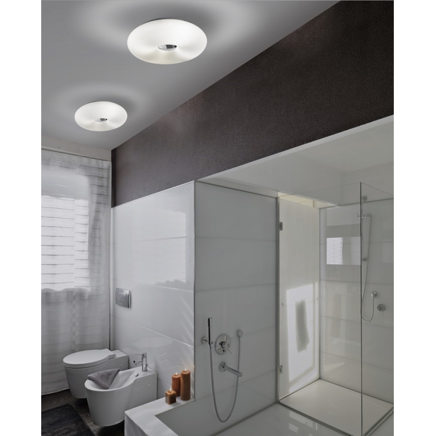 Azzardo AZ1598 - Plafón de baño OPTIMUS 2xE27/40W/230V IP44