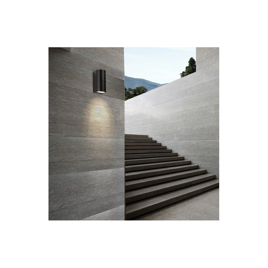 Azzardo AZ2176 - Aplique de exterior RIMINI 1xGU10/35W/230V IP54