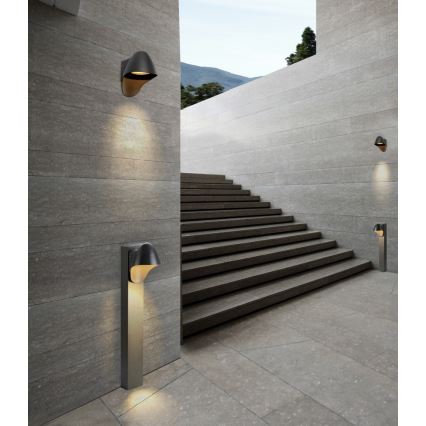 Azzardo AZ2184 - Aplique de exterior MATERA 1xGU10/35W/230V IP54