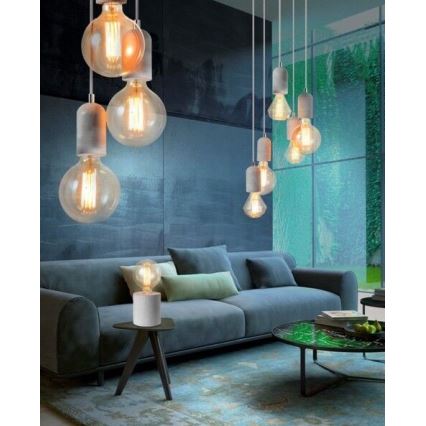 Azzardo AZ2385 - Lámpara suspendida con alambre VOLTA 3xE27/40W/230V