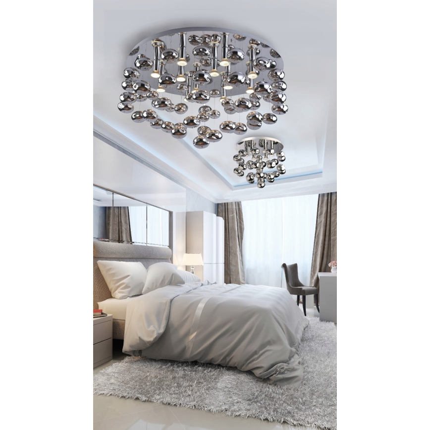 Azzardo AZ2541 - Plafón LUVIA 6xGU10/40W/230V