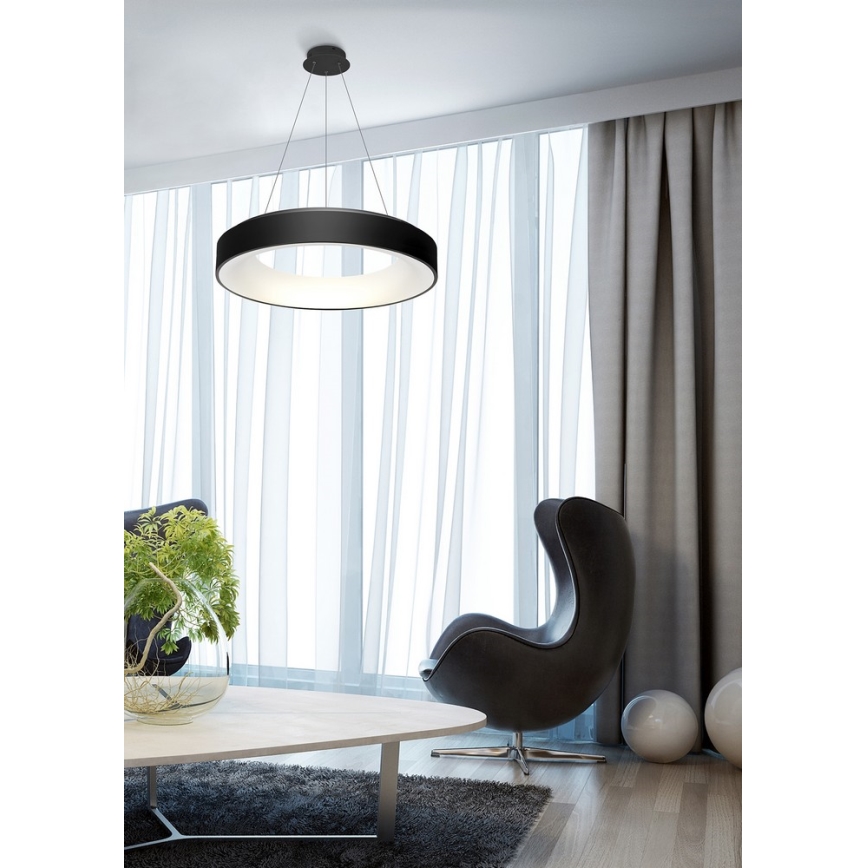 Azzardo AZ2728 - Lámpara de araña de suspensión con cable LED regulable SOVANA 1xLED/50W/230V + mando a distancia
