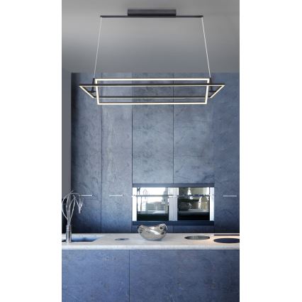 Azzardo AZ2849 - Lámpara colgante regulable LED en cable VIENA 2xLED/70W/230V