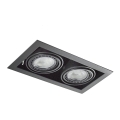 Azzardo AZ2875 - Lámpara empotrada NOVA 2xGU10-ES111/50W/230V