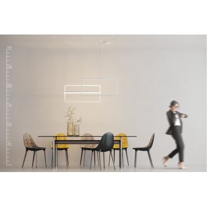 Azzardo AZ2915 - Lámpara colgante LED regulable con cable METRIC 1xLED/135W/230V
