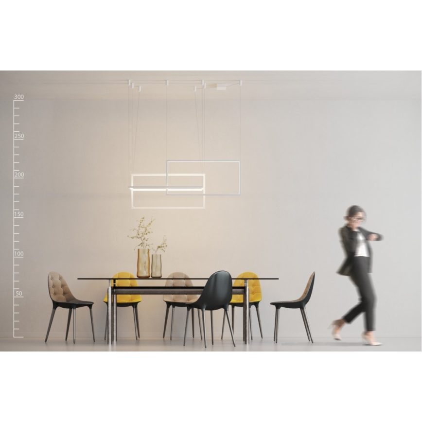 Azzardo AZ2915 - Lámpara colgante LED regulable con cable METRIC 1xLED/135W/230V