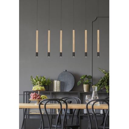 Azzardo AZ3340 - Lámpara LED colgante IZOLDA 6xLED/5W/230V