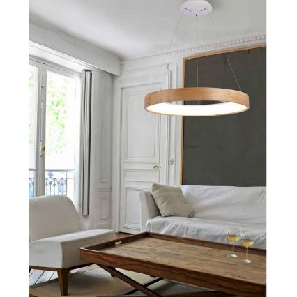 Azzardo AZ3344 - Lámpara de araña LED regulable SILVAM LED/30W/230V