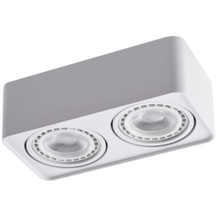 Azzardo AZ4132 - Foco PAOLA 2xGU10-ES111/16W/230V blanco