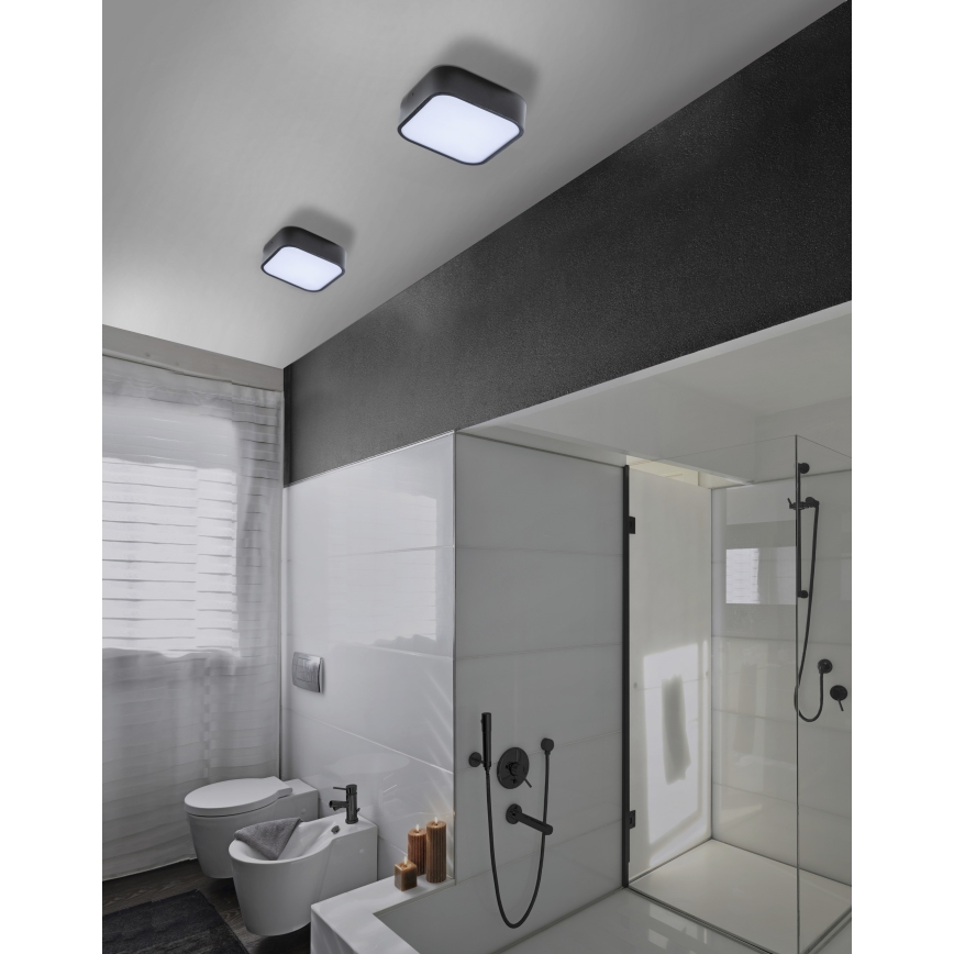 Azzardo AZ4146 - Plafón de baño LUCIE 2xE27/20W/230V IP44