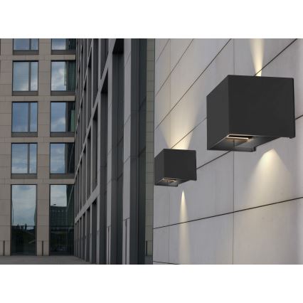 Azzardo AZ4148 - Aplique LED para exterior GAMBINO 2xLED/3W/230V IP54
