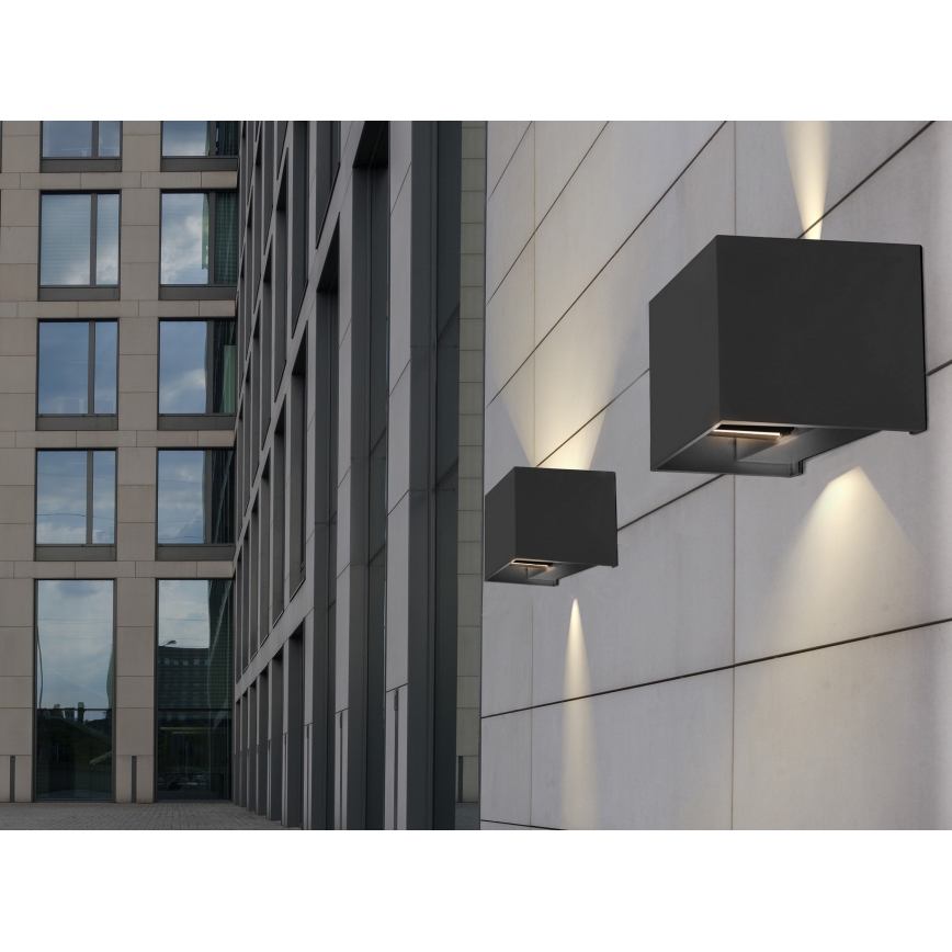 Azzardo AZ4148 - Aplique LED para exterior GAMBINO 2xLED/3W/230V IP54