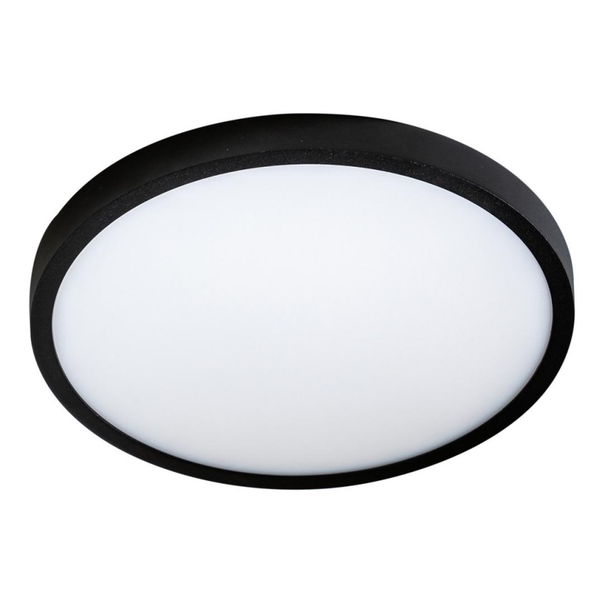 Azzardo AZ4243 - Plafón LED MALTA LED/24W/230V diá. 30 cm negro
