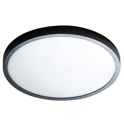 Azzardo AZ4243 - Plafón LED MALTA LED/24W/230V diá. 30 cm negro