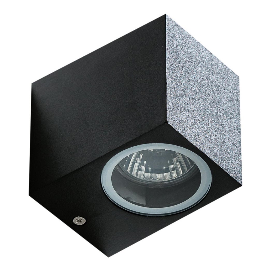 Azzardo AZ4267 - Aplique de exterior RIMINI 1xGU10/35W/230V IP54 cuadrado
