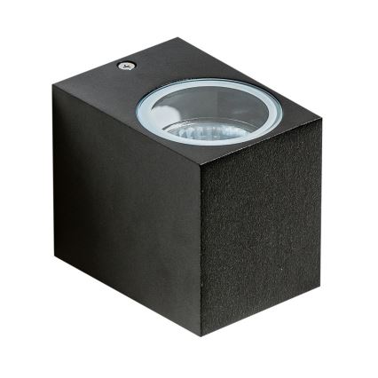 Azzardo AZ4267 - Aplique de exterior RIMINI 1xGU10/35W/230V IP54 cuadrado