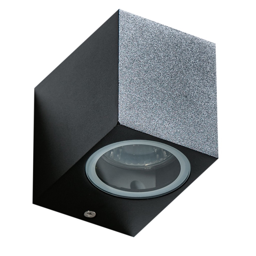 Azzardo AZ4267 - Aplique de exterior RIMINI 1xGU10/35W/230V IP54 cuadrado
