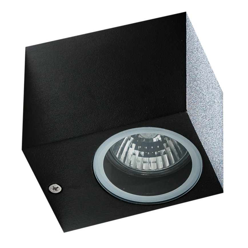 Azzardo AZ4267 - Aplique de exterior RIMINI 1xGU10/35W/230V IP54 cuadrado