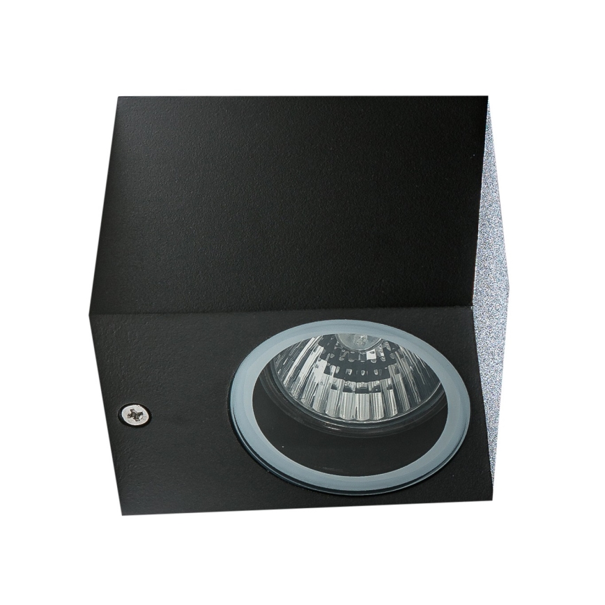 Azzardo AZ4267 - Aplique de exterior RIMINI 1xGU10/35W/230V IP54 cuadrado
