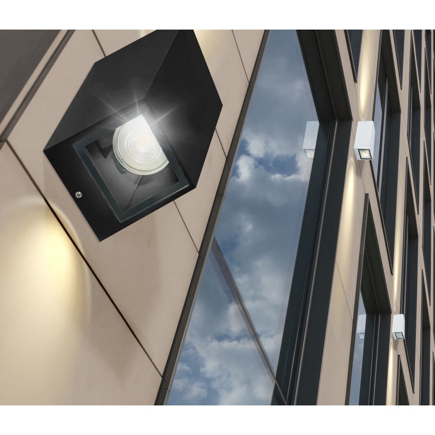 Azzardo AZ4269 - Aplique de exterior JAKE 2xGU10/35W/230V IP54