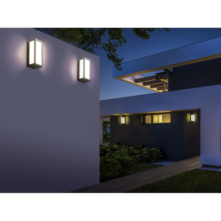 Azzardo AZ4348 - Aplique de exterior VENETO 1xE27/18W/230V IP54