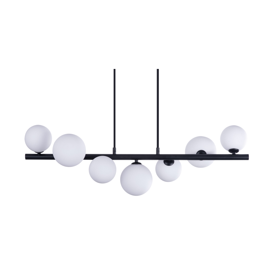 Azzardo AZ4406 - Lámpara colgante SYBILLA 7xG9/25W/230V negro