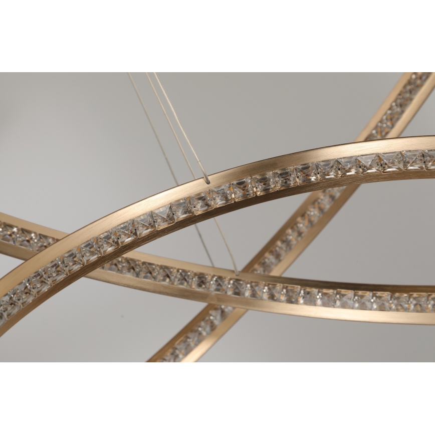 Azzardo AZ4429 - Lámpara LED colgante BRIGHTON LED/55W/230V dorado