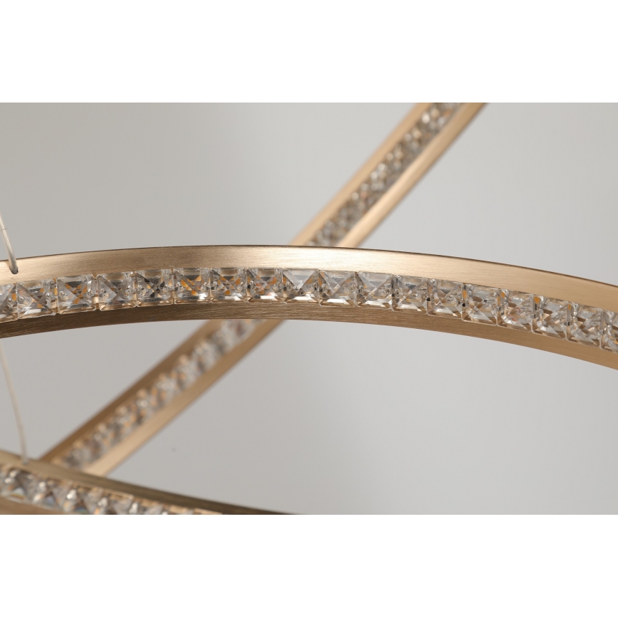 Azzardo AZ4429 - Lámpara LED colgante BRIGHTON LED/55W/230V dorado