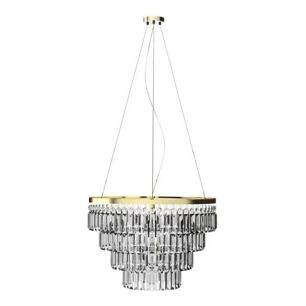 Azzardo AZ4906 - Araña de cristal SALERNO 12xG9/40W/230V