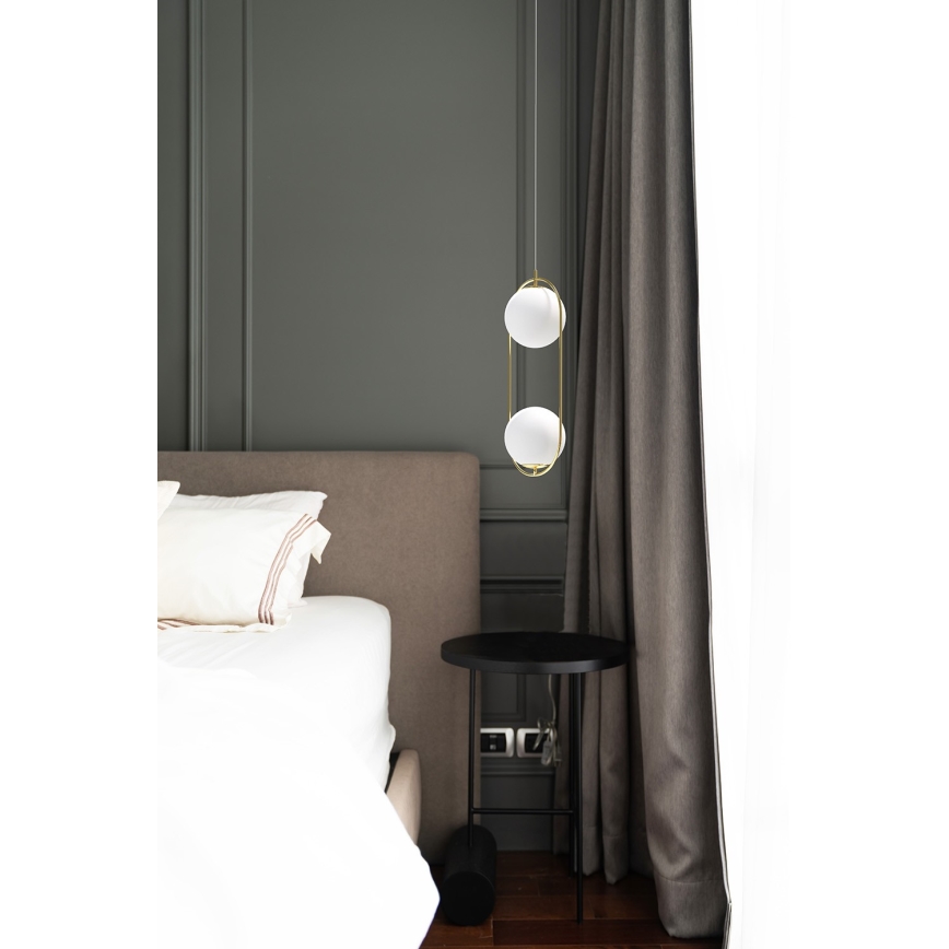 Azzardo AZ4982 - Lámpara colgante COCO 2xG9/50W/230V