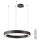 Azzardo AZ5047 - Lámpara de araña LED regulable MARCO LED/60W/230V negro + control remoto
