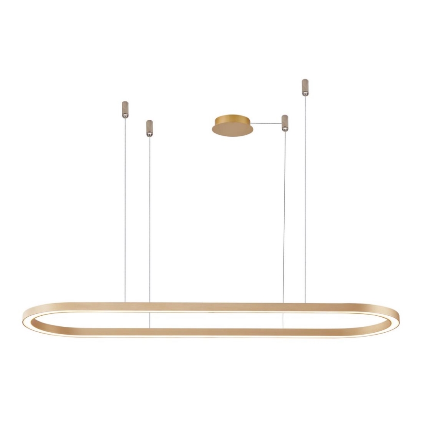Azzardo AZ5056 - Lámpara de araña LED regulable ELENA LED/50W/230V 120 cm dorado