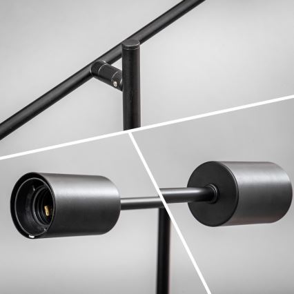 B.K. Licht 1343 - Lámpara colgante 4xE27/60W/230V