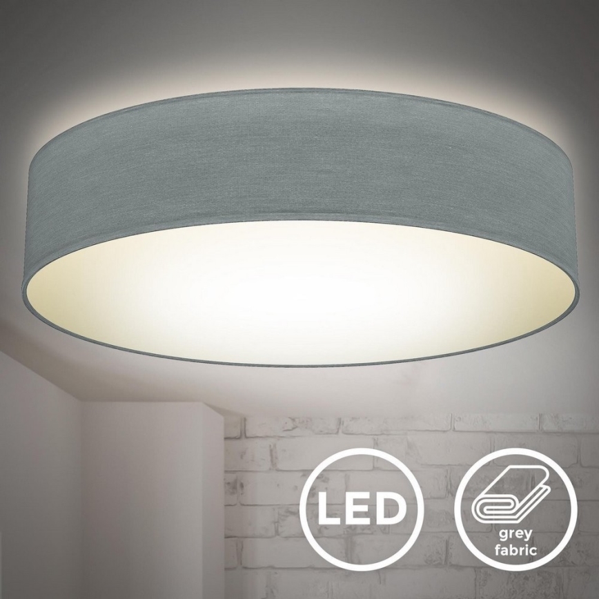 B.K. Licht 1393 - Plafón LED LED/20W/230V gris