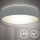 B.K. Licht 1393 - Plafón LED LED/20W/230V gris