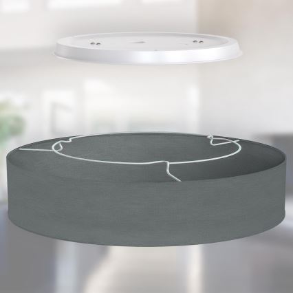 B.K. Licht 1393 - Plafón LED LED/20W/230V gris