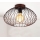 B.K. Licht 1471 - Lámpara de techo RETRO 1xE27/40W/230V cobre
