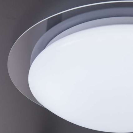 B.K.Licht BKL1025 - LED RGB Plafón del baño regulable ASKELLA LED/12W/230V IP44 + control remoto