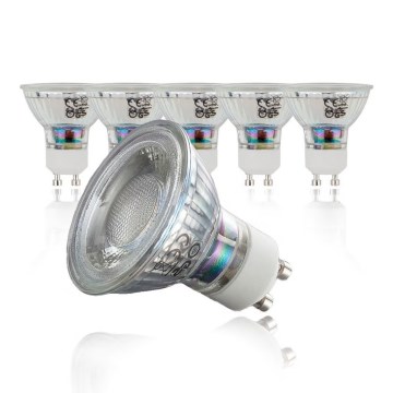 B.K.Licht - Juego de 10 bombillas LED GU10/5W/230V 3000K