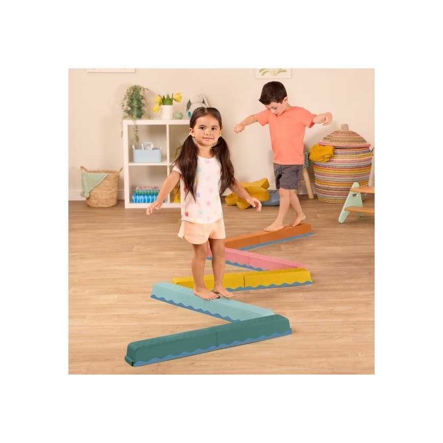 B-Toys - Circuito de obstáculos BALANCE & HOP 10 pz