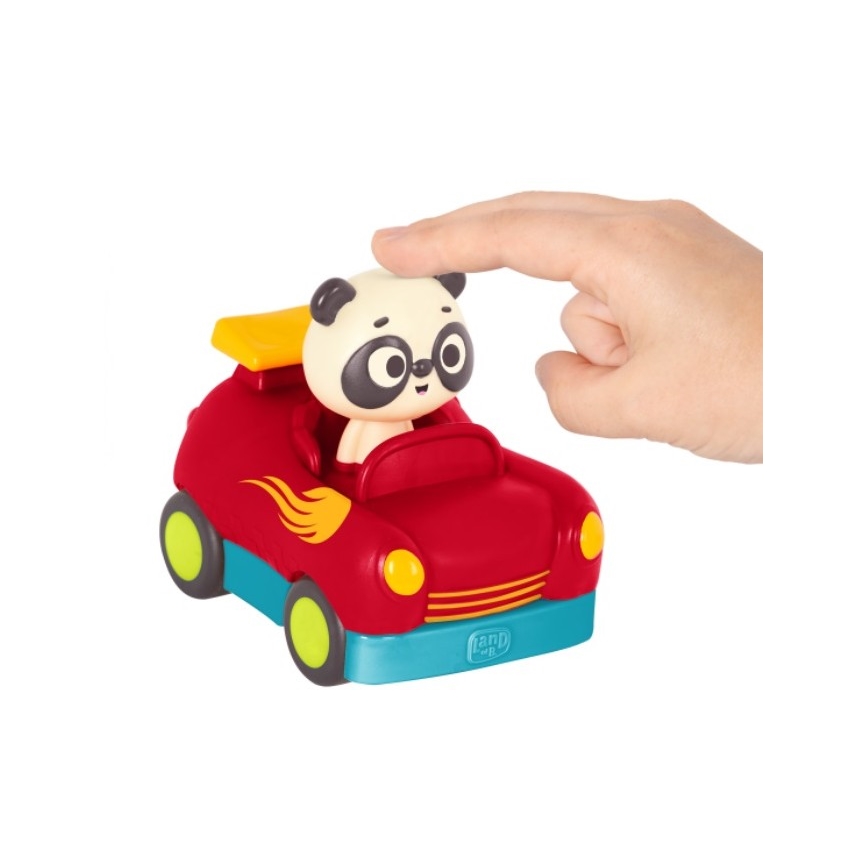 B-Toys - Coche con mando a distancia Panda Bingo 4xAA + 2xAAA