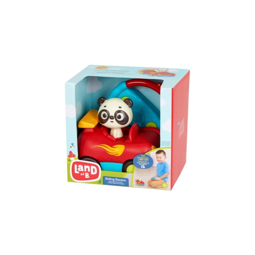 B-Toys - Coche con mando a distancia Panda Bingo 4xAA + 2xAAA