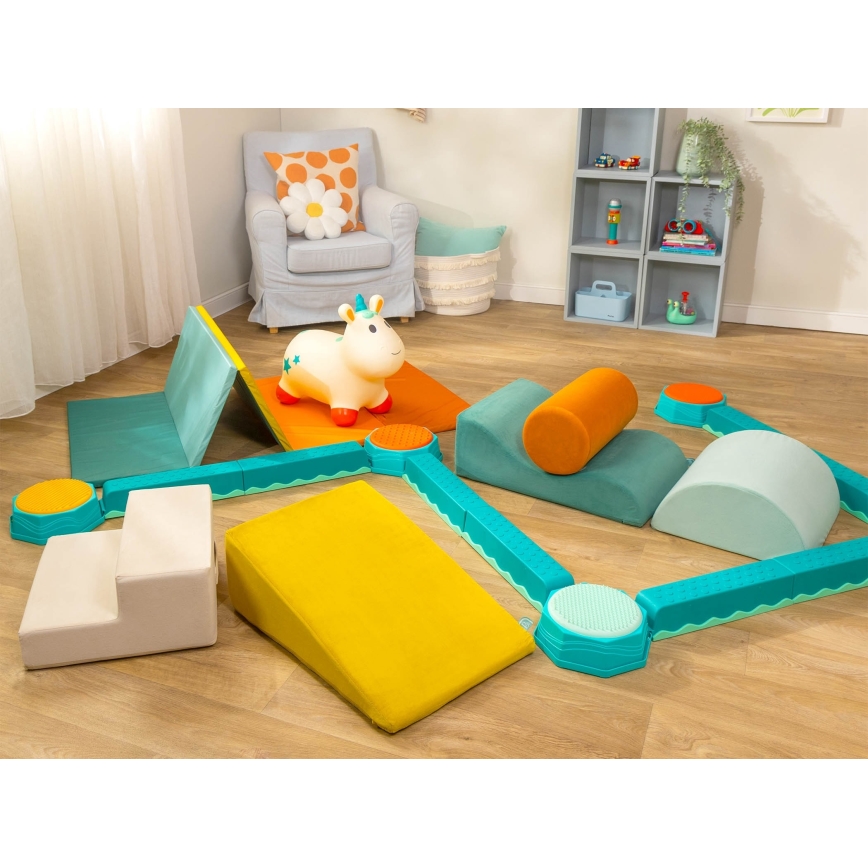 B-Toys - Cubos de espuma infantiles WONDERSHAPES, 3 unidades