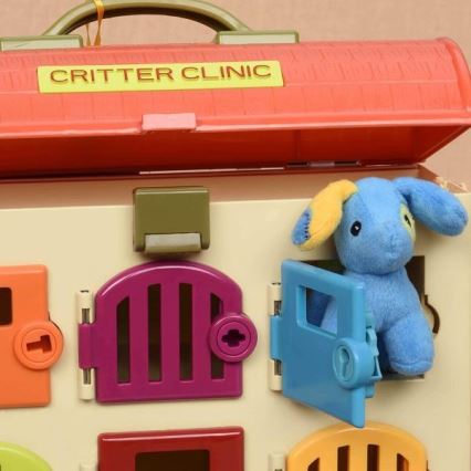 B-Toys - Juego de maletín veterinario Critter Clinic
