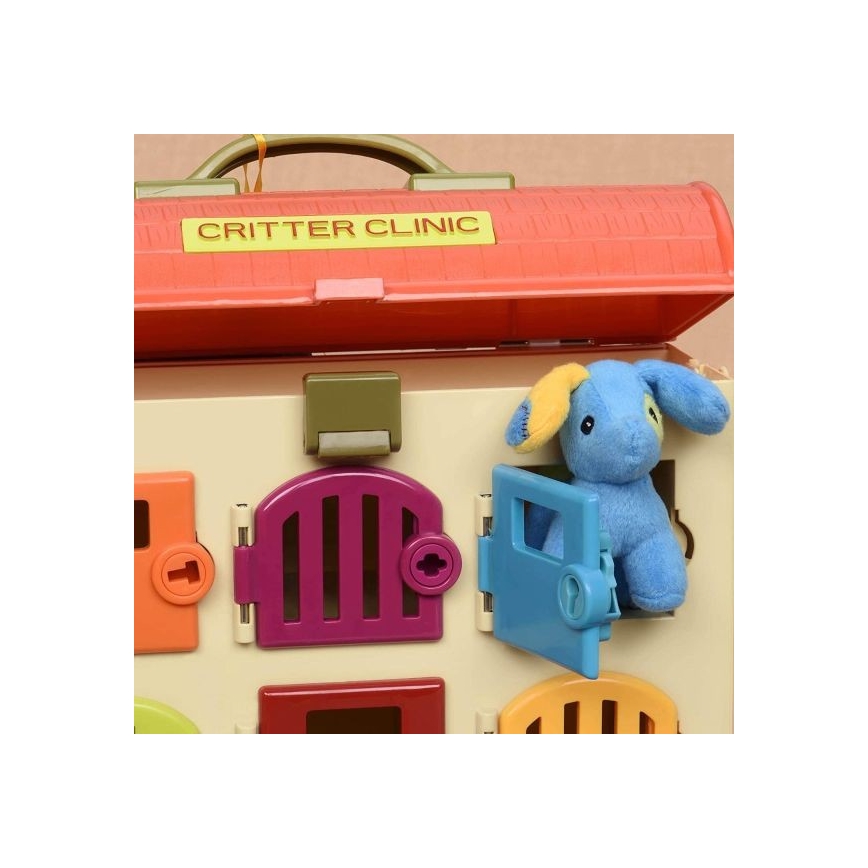 B-Toys - Juego de maletín veterinario Critter Clinic