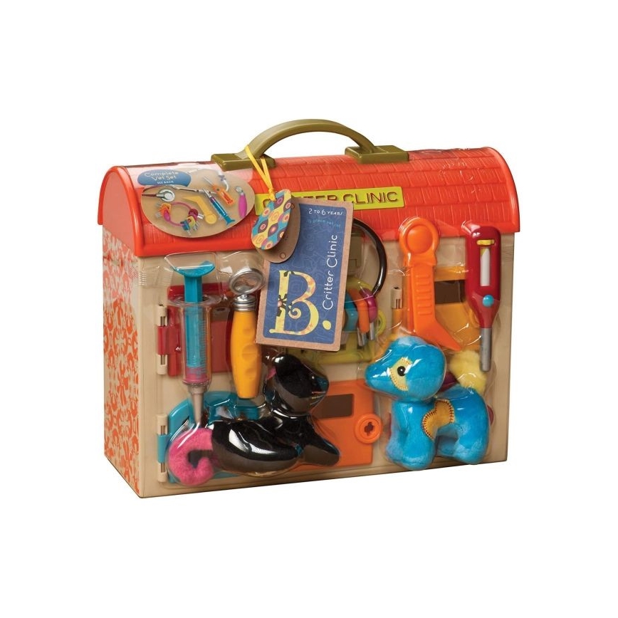 B-Toys - Juego de maletín veterinario Critter Clinic