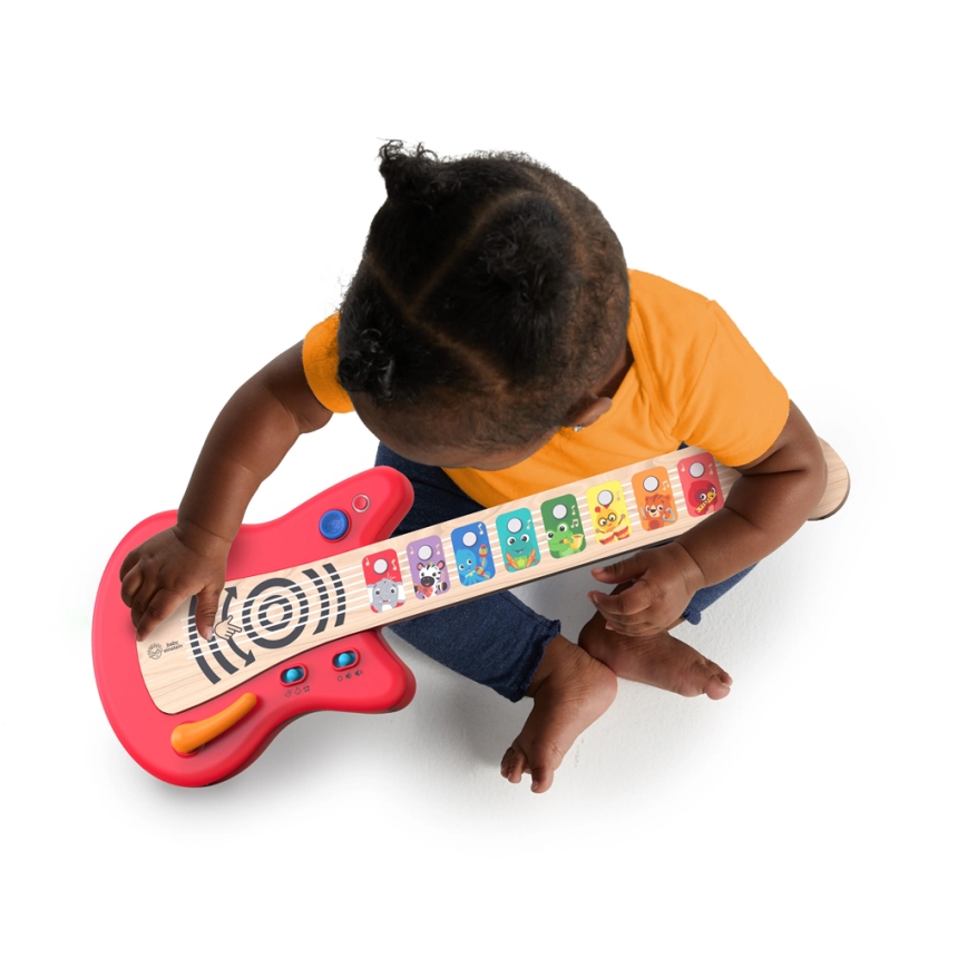 Baby Einstein - Guitarra musical de madera MAGIC TOUCH, 3 pilas AA